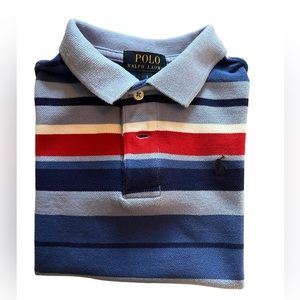 Ralph Lauren | Navy Multi Short Sleeve Polo